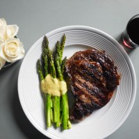 Steak and Asparagus Dinner