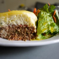 French Onion Meatloaf Pie
