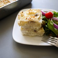 Jansson’s Temptation (Daikon Radish Gratin)