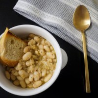 Creamy Sage and Rosemary White Beans